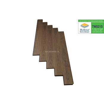 Sàn gỗ Robina 12mm bản nhỏ  1283 x115x 12mm-TWS215