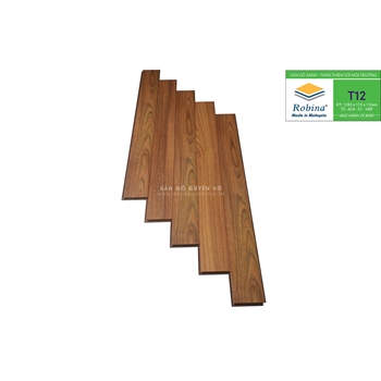 Sàn gỗ Robina 12mm bản nhỏ  1283 x115x 12mm- T12