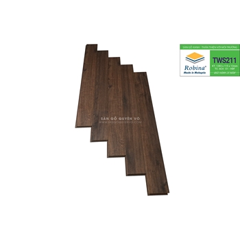 Sàn gỗ Robina 12mm bản nhỏ  1283 x115x 12mm- TWS211